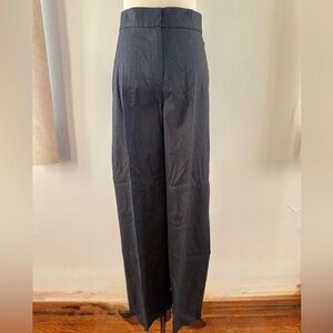 Oscar de la Renta Charcoal Dress Pants High-Waisted Tailored
